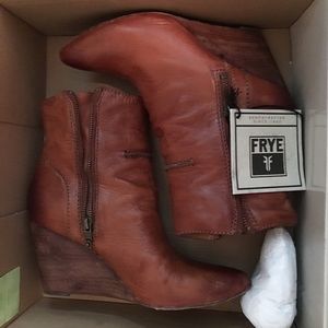 Frye Cognac Boots